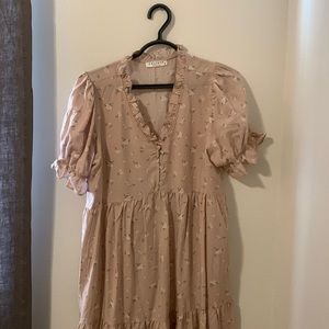 Pinkblush floral maternity dress